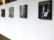 Atrium Gallery monochrome' wall